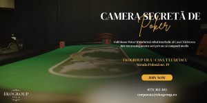 Poker Set Exclusivist: Full House Poker, Camera de Poker Secretă din Casa Tătărescu Disponibilă pentru Închirieri Private
